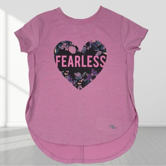 3👚/$15 Athletic Works Outfit for little girl tshirt & floral leggings 2T - Picture 3 of 12